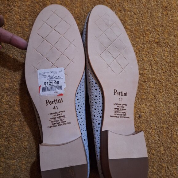 PERTINI SUEDE LEATHER LOAFERS.NEW. - Picture 3 of 3
